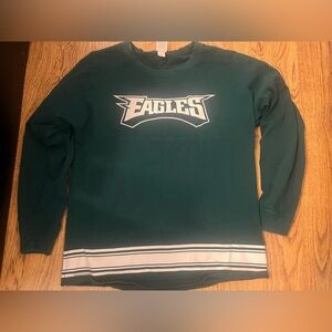 Eagles love pink Victoria’s Secret Green rare Shirt lounge relaxed medium